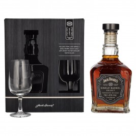 Jack Daniel's Select Single Barrel Tennessee Whiskey 45% Vol. 0,7l dovanų dėžutėje su nosing stiklu