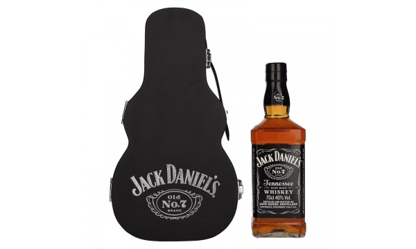 Jack Daniel's Tennessee Whiskey Guitar Case Edition 40% Vol. 0,7l dovanų dėžutėje