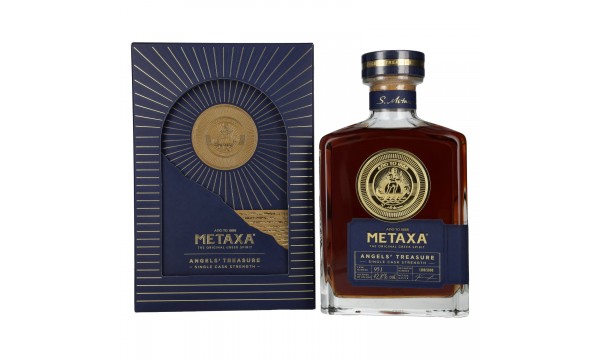 Metaxa Angels' Treasure Single Cask Strength 42,8% Vol. 0,7l dovanų dėžutėje