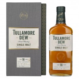 Tullamore D.E.W. 18 Years Old Single Malt Irish Whiskey 41,3% Vol. 0,7l dovanų dėžutėje