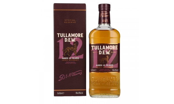 Tullamore D.E.W. 12 Years Old Irish Whiskey Special Reserve 40% Vol. 0,7l dovanų dėžutėje