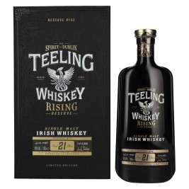 Teeling Whiskey 21 Years Old Single Malt RISING RESERVE No. 3 46% Vol. 0,7l dovanų dėžutėje