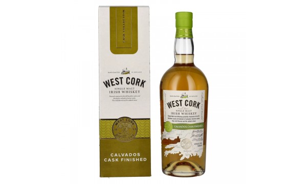 West Cork Single Malt Irish Whiskey CALVADOS CASK FINISHED 43% Vol. 0,7l