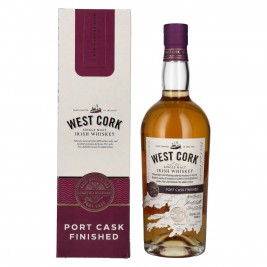 West Cork Single Malt Irish Whiskey PORT CASK FINISHED 43% Vol. 0,7l dovanų dėžutėje