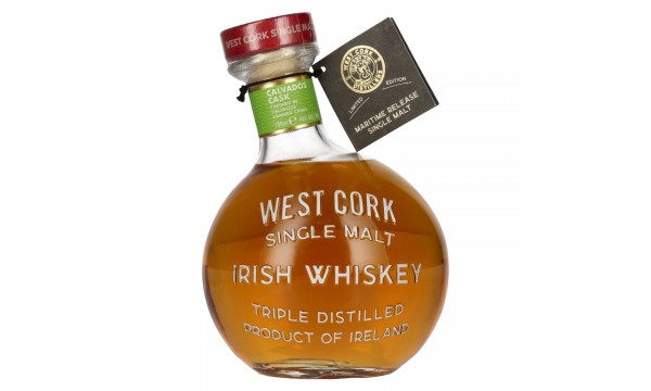 West Cork MARITIME Single Malt Irish Whiskey CALVADOS CASK FINISHED Limited Edition 46% Vol. 0,7l