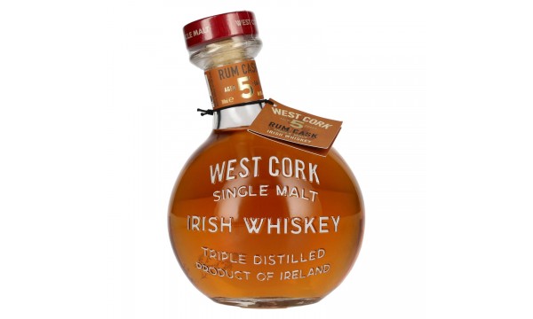 West Cork MARITIME Single Malt Irish Whiskey RUM CASK FINISHED Limited Edition 43% Vol. 0,7l