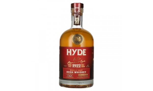 Hyde No.4 RUM FINISH Single Malt Irish Whiskey 46% Vol. 0,7l