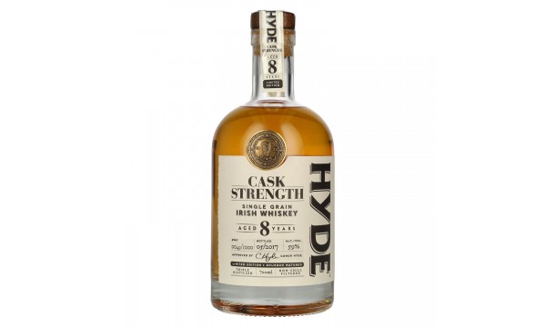 Hyde 8 Years Old CASK STRENGTH Single Grain Irish Whiskey Limited Edition 59% Vol. 0,7l