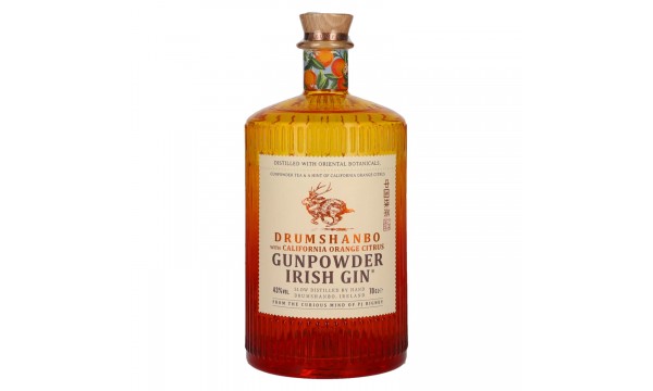 Drumshanbo Gunpowder Irish Gin with California Orange Citrus 43% Vol. 0,7l