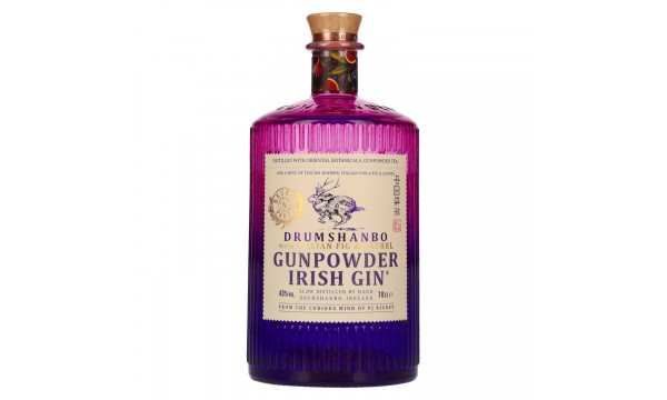 Drumshanbo Gunpowder Irish Gin with Italian Fig & Laurel 43% Vol. 0,7l Drumshanbo Gunpowder Irish Gin with Italian Fig & Laurel 43% Vol. 0,7l