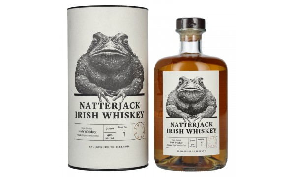 Natterjack Irish Whiskey 40% Vol. 0,7l dovanų dėžutėje Natterjack Irish Whiskey 40% Vol. 0,7l dovanų dėžutėje