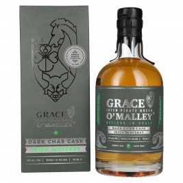 Grace O' Malley Irish Pirate Queen Whiskey Dark Char Cask 42% Vol. 0,7l dovanų dėžutėje