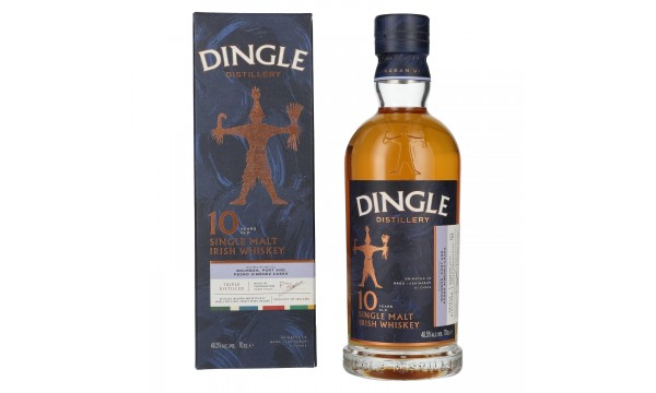 Dingle 10 Years Old Single Malt Irish Whiskey Triple Distilled 46,5% Vol. 0,7l dovanų dėžutėje
