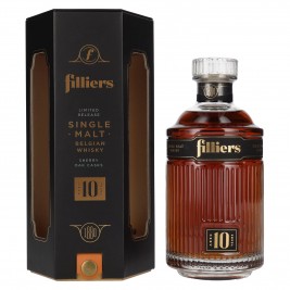 Filliers 10 Year Old Belgian Single Malt Whisky 43% Vol. 0,7l dovanų dėžutėje