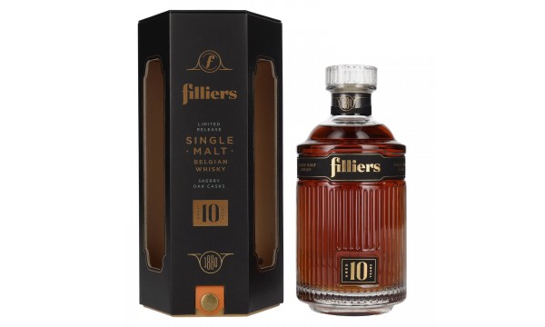 Filliers 10 Year Old Belgian Single Malt Whisky 43% Vol. 0,7l dovanų dėžutėje