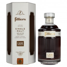 Filliers Sherry Cask Belgian Single Malt Whisky Cask Strength Limited Release 58,5% Vol. 0,7l dovanų dėžutėje