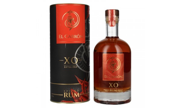 El Cabrón XO Extra Old Spiced Rum 43% Vol. 0,7l dovanų dėžutėje