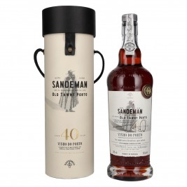 Sandeman 40 Years OLD TAWNY Porto 20% Vol. 0,75l dovanų dėžutėje, saldu