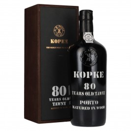 Kopke 80 Years Old TAWNY Porto 20% Vol. 0,75l medinėje dėžėje, saldus