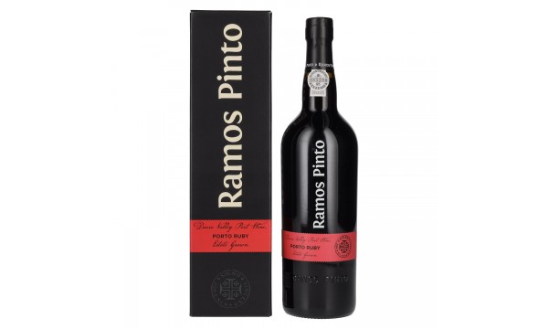 Ramos Pinto Fine Porto Ruby 19,5% Vol. 0,75l dovanų dėžutėje, saldus