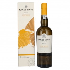 Ramos Pinto Porto Fine White 19% Vol. 0,75l dovanų dėžutėje, pusiau saldus