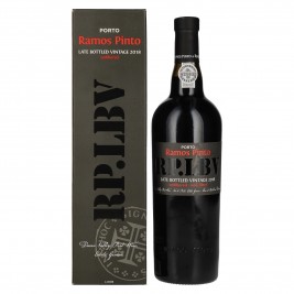 Ramos Pinto RP.LBV Late bottled Vintage 2018 19,5% Vol. 0,75l dovanų dėžutėje, saldus