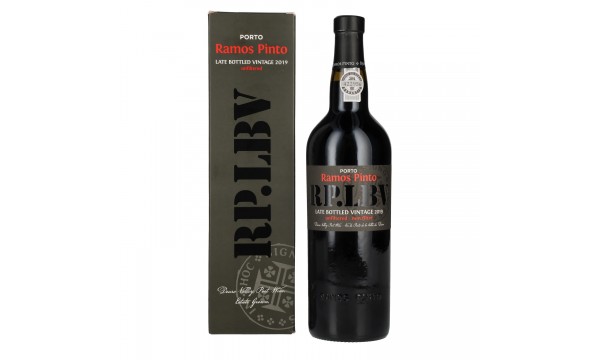Ramos Pinto RP.LBV Late bottled Vintage 2019 19,5% Vol. 0,75l dovanų dėžutėje, pusiau saldus