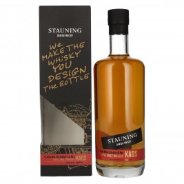 Stauning KAOS Triple Malt Danish Whisky DIY Edition Batch 1 - 2023 46% Vol. 0,7l dovanų dėžutėje