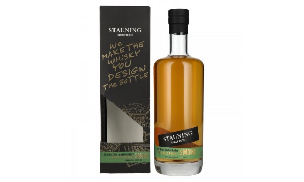 Stauning SMOKE Danish Single Malt Whisky DIY Edition Batch 1 - 2023 47% Vol. 0,7l dovanų dėžutėje