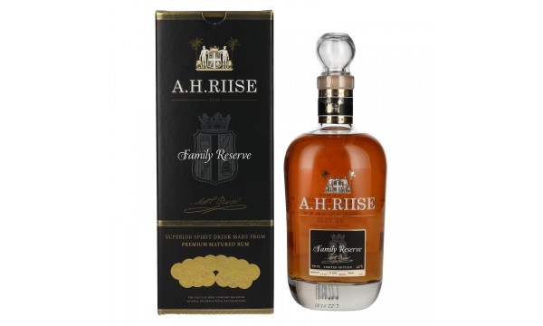 A.H. Riise FAMILY RESERVE Superior Spirit Drink 42% Vol. 0,7l dovanų dėžutėje