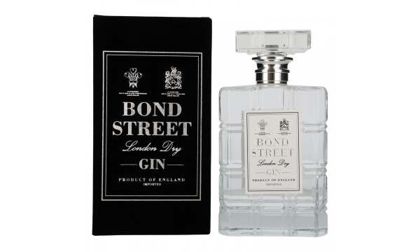 Bond Street London Dry Gin 43% Vol. 0,7l dovanų dėžutėje Bond Street London Dry Gin 43% Vol. 0,7l dovanų dėžutėje
