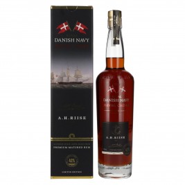 A.H. Riise Royal DANISH NAVY NAVAL CADET Superior Spirit Drink 42% Vol. 0,7l dovanų dėžutėje
