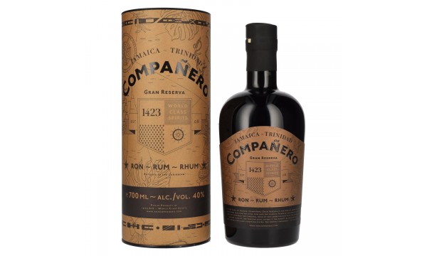 Compañero JAMAICA - TRINIDAD Gran Reserva Rum 40% Vol. 0,7l dovanų dėžutėje
