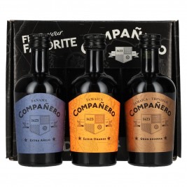 Compañero Giftbox 44,7% Vol. 3x0,05l dovanų dėžutėje