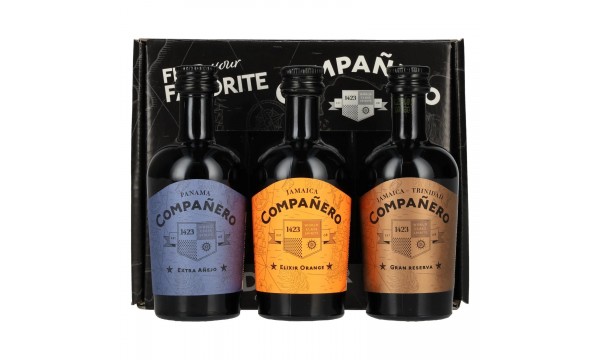 Compañero Giftbox 44,7% Vol. 3x0,05l dovanų dėžutėje