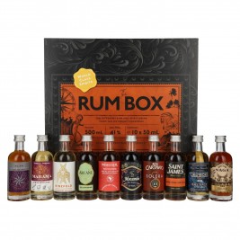 The Rum Box 41% Vol. 10x0,05l dovanų dėžėje