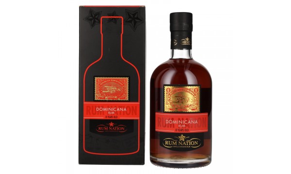 Rum Nation Dominicana 8 Years Old Limited Edition 40,9% Vol. 0,7l dovanų dėžutėje