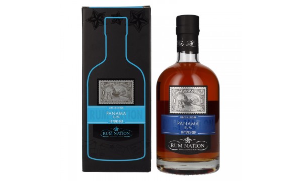 Rum Nation Panama 10 Years Old Limited Edition 40% Vol. 0,7l dovanų dėžutėje Rum Nation Panama 10 Years Old Limited Edition 40% Vol. 0,7l dovanų dėžutėje