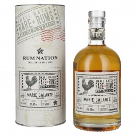 Rum Nation Rare Rums MARIE GALANTE Guadeloupe 2017/2025 55,4% Vol. 0,7l dovanų dėžutėje