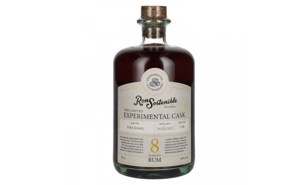 Ron Sostenible 8 Years Old Experimental Pedro Ximenez Cask 43% Vol. 0,7l