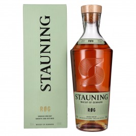 Stauning RØG Smoked Danish Whisky 43% Vol. 0,7l dovanų dėžutėje