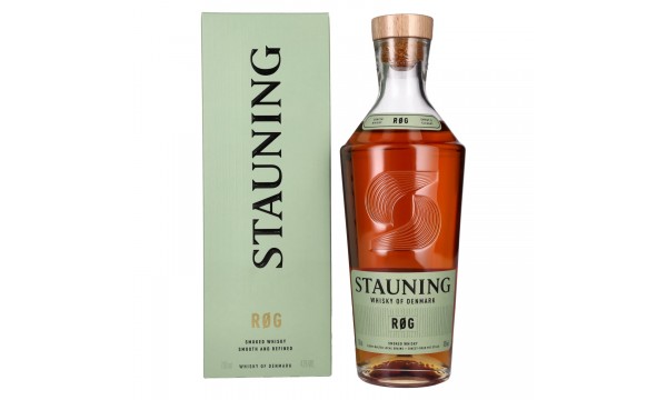 Stauning RØG Smoked Danish Whisky 43% Vol. 0,7l dovanų dėžutėje Stauning RØG Smoked Danish Whisky 43% Vol. 0,7l dovanų dėžutėje