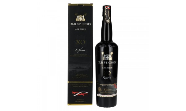 Old St. Croix A.H. Riise XO Explorer Reserve Austria Edition 40% Vol. 0,7l dovanų dėžutėje