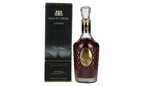 Old St. Croix A.H. Riise NON PLUS ULTRA Very Rare Spirit Drink 42% Vol. 0,7l dovanų dėžutėje