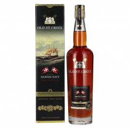 Old St. Croix A.H. Riise Royal DANISH NAVY Superior Spirit Drink 40% Vol. 0,7l dovanų dėžutėje