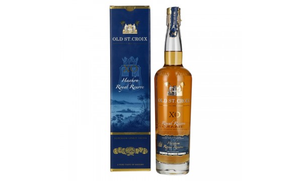 Old St. Croix A.H. Riise X.O. HAAKON ROYAL RESERVE Superior Spirit Drink 42% Vol. 0,7l dovanų dėžutėje Old St. Croix A.H. Riise X.O. HAAKON ROYAL RESERVE Superior Spirit Drink 42% Vol. 0,7l dovanų dėžutėje