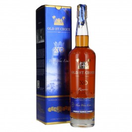 Old St. Croix A.H. Riise X.O. THE THIN BLUE LINE Spirit Drink 40% Vol. 0,7l dovanų dėžutėje