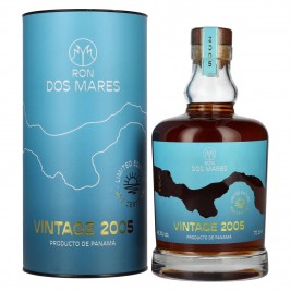 Ron Dos Mares Limited Edition Vintage 2005 45,3% Vol. 0,7l dovanų dėžutėje