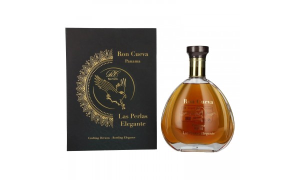Ron Cueva 18 Years Old Panama Rum Las Perlas Elegante 40% Vol. 0,7l dovanų dėžutėje