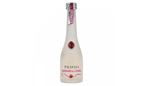 Pravda RASPBERRY Flavored Vodka 37,5% Vol. 0,05l Pravda RASPBERRY Flavored Vodka 37,5% Vol. 0,05l